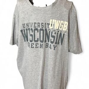 Knights Apparel UWGB Phoenix T-Shirt - Men's XL Gray Heather UW Green Bay